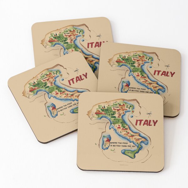 Item preview, Italy: Where the Food Is Better Than the Sex designed and sold by @ndrys.