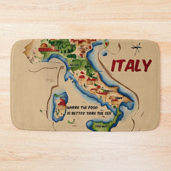 Item preview, Italy: Where the Food Is Better Than the Sex designed and sold by @ndrys.