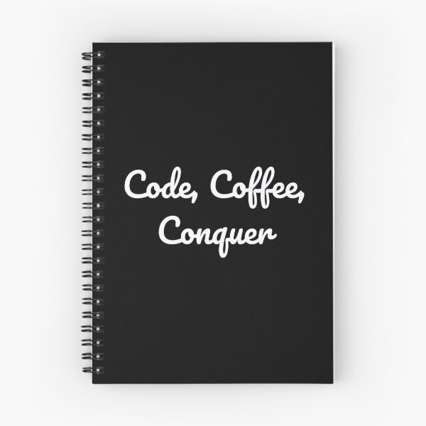 Item preview, Code, Coffee, Conquer designed and sold by QuoteQuest.