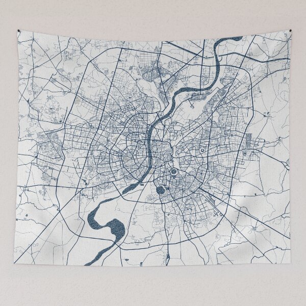 Item preview, Ahmedabad City Map of Gujarat, India - Coastal designed and sold by deMAP.