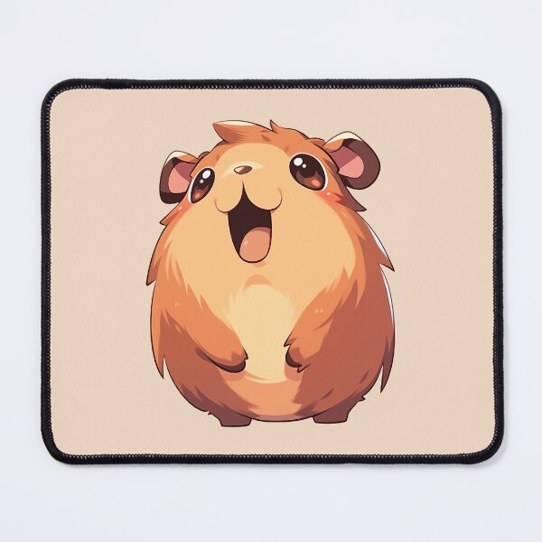 Item preview, Cute Kawaii Happy Hamster Laughing designed and sold by CozyKawaiiArt.
