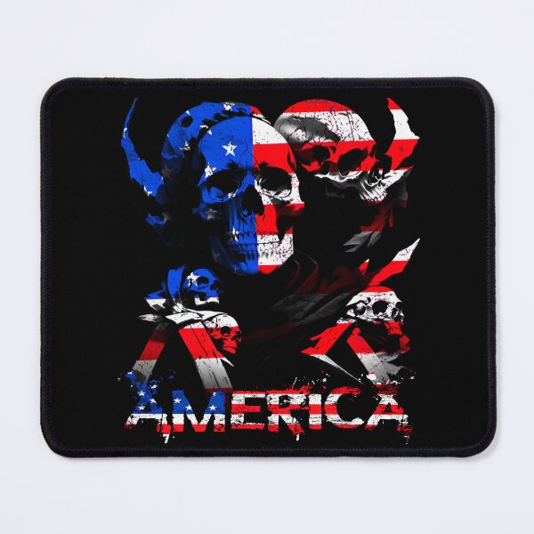 Item preview, USA Skull Flag (United States) designed and sold by OrganicLights.