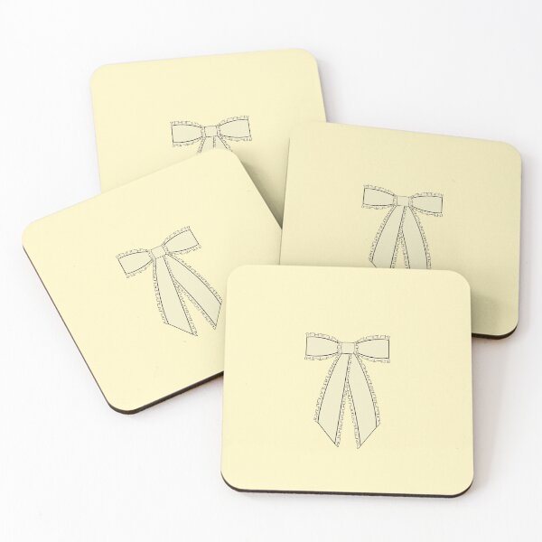 Item preview, pale yellow bow designed and sold by Spiraltv.