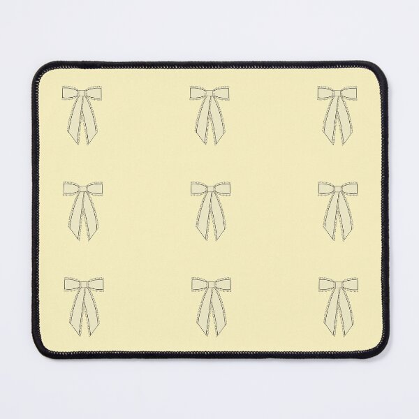 Item preview, pale yellow bow designed and sold by Spiraltv.