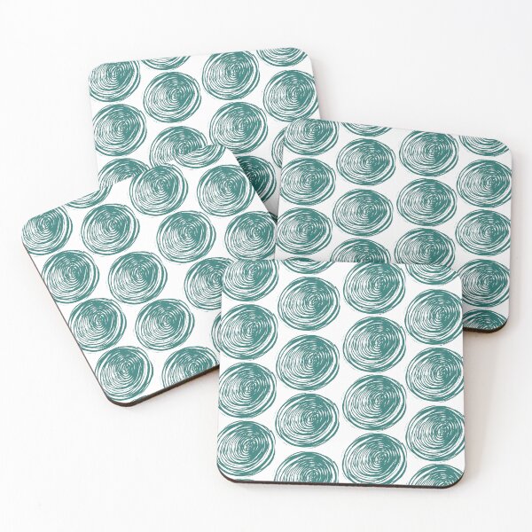 Item preview, Teal abstract circles  designed and sold by Erinelyse827.