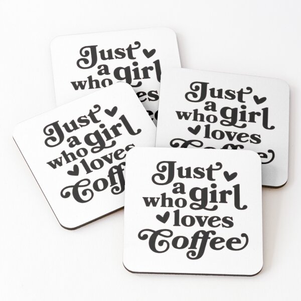 Item preview,     just a girl who love coffe, funny gift , coffe lover  designed and sold by masteryStore.