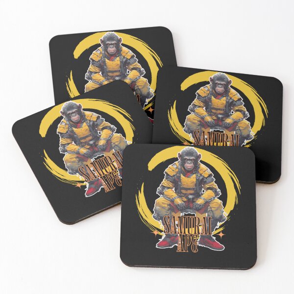 Item preview, Cyber Zen Master Samurai Ape Japanese Warrior T-shirt Collection 08 designed and sold by tjnextgen99.