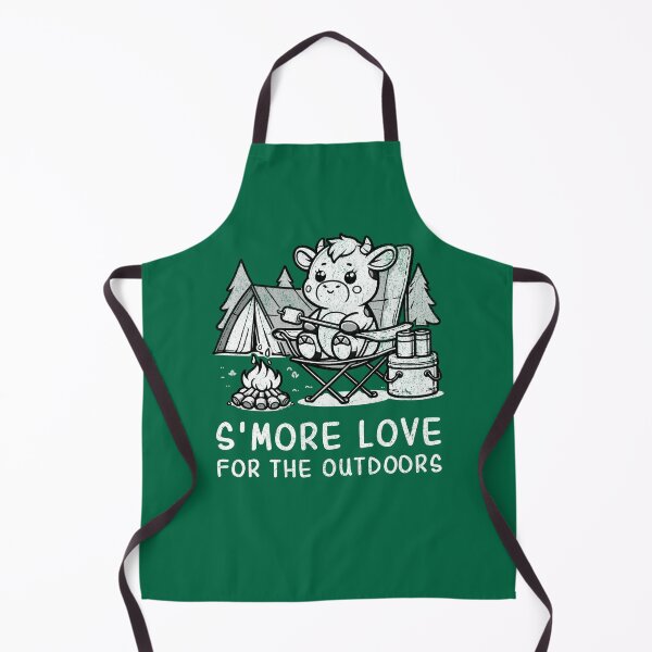 Item preview, Funny Cow Camper Toasting Marshmallows - Smore Love designed and sold by greenwhite25.