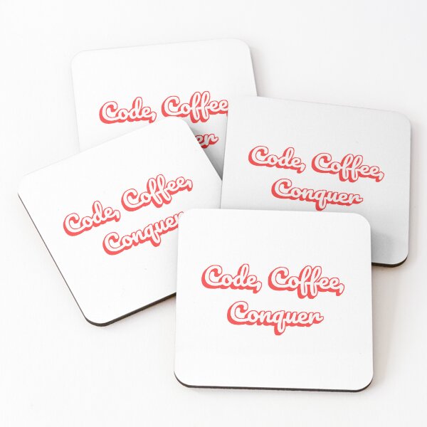 Item preview, Code, Coffee, Conquer designed and sold by QuoteQuest.