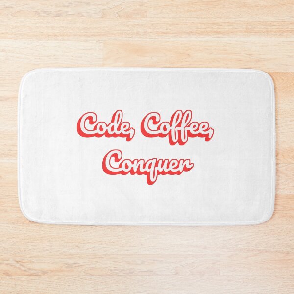 Item preview, Code, Coffee, Conquer designed and sold by QuoteQuest.