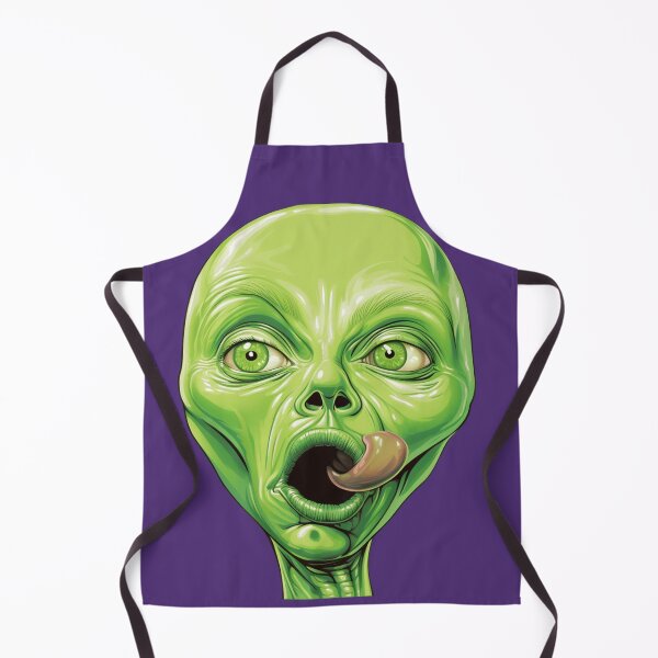 Item preview, Green Alien face designed and sold by Closet Goblin.