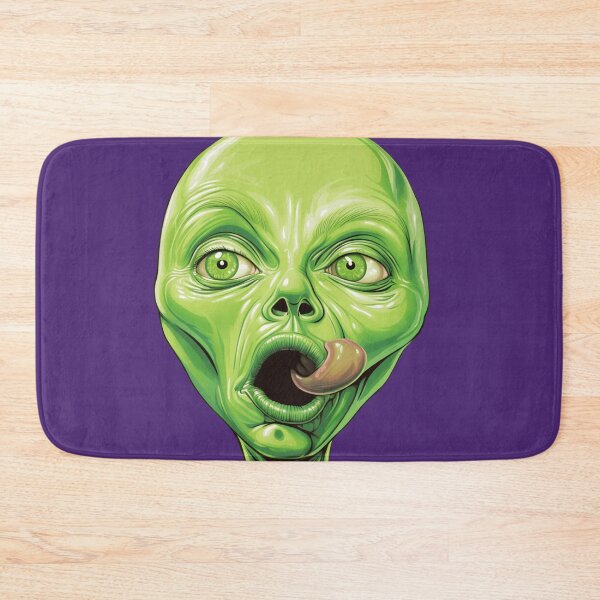 Item preview, Green Alien face designed and sold by Closet Goblin.