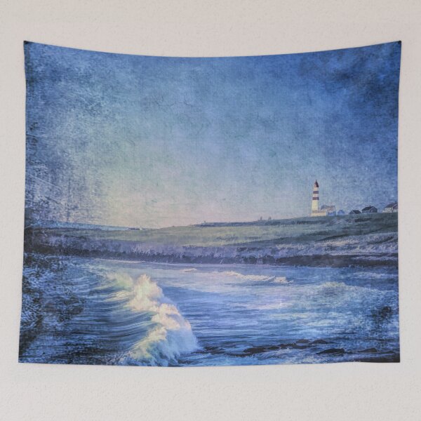 Item preview, Blue evening at the lighthouse designed and sold by GryThunes.