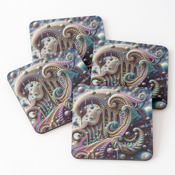Item preview, Mystical Fractal Waves designed and sold by DriipDropDesign.