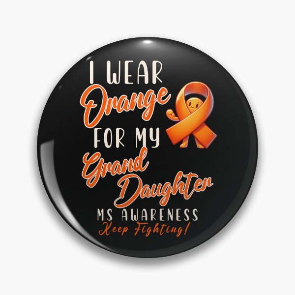 Item preview, MS Awareness I Wear Orange For My Granddaughter  designed and sold by ZeptepiTrends.