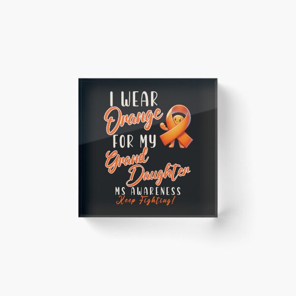 Item preview, MS Awareness I Wear Orange For My Granddaughter  designed and sold by ZeptepiTrends.