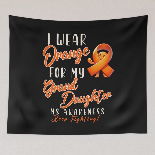 Item preview, MS Awareness I Wear Orange For My Granddaughter  designed and sold by ZeptepiTrends.