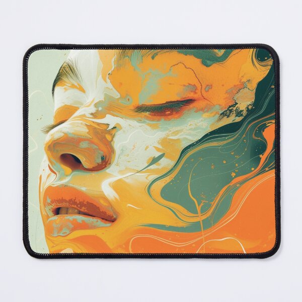 Item preview, Woman's face in orange marble designed and sold by iparhaizeaphoto.