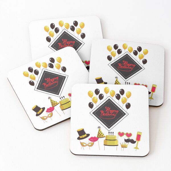 Item preview, HAPPY BIRTHDAY COLORFUL AND ELEGANT designed and sold by stickersrafisa.