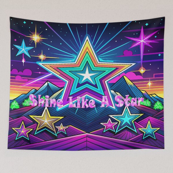Item preview, Radiant Ascent: Shine Like a Star designed and sold by AgarutanPrint.
