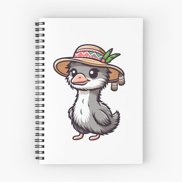 Item preview, Emu with Hat designed and sold by ArtfulWeave.