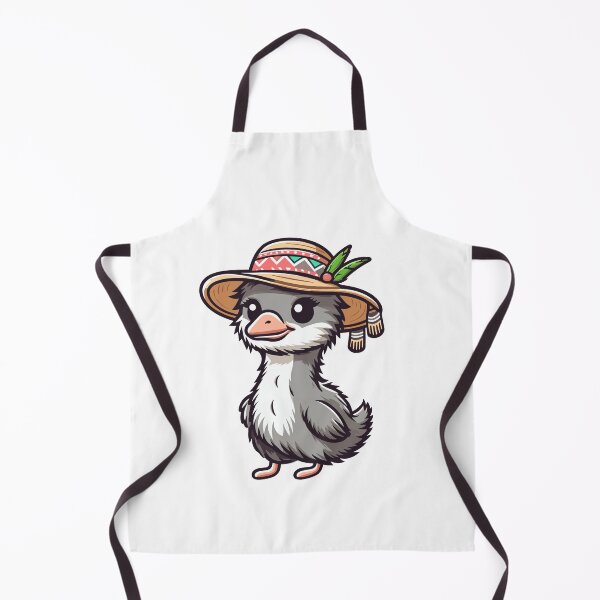 Item preview, Emu with Hat designed and sold by ArtfulWeave.