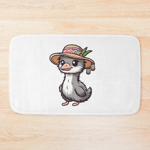 Item preview, Emu with Hat designed and sold by ArtfulWeave.