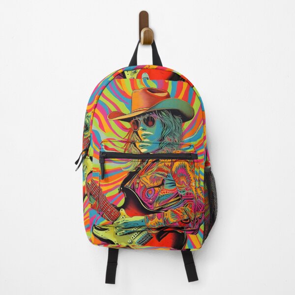 Item preview, psychedelic country girl guitar player designed and sold by dcrc.