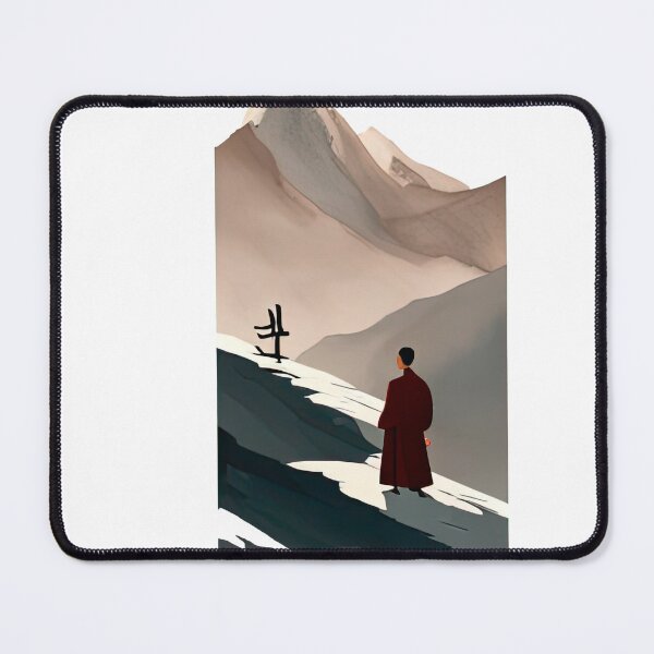 Item preview, The monk on the mountain designed and sold by eikulabs.