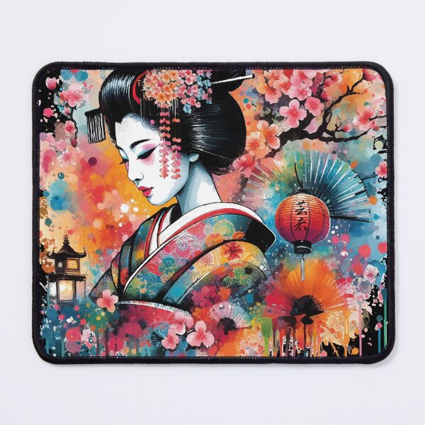 Aperçu de l'œuvre Aquarelle Geiko créée et vendue par zoezowie79.