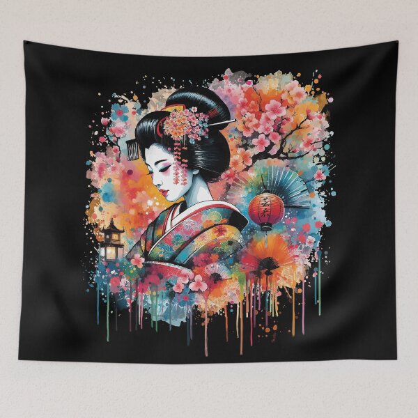 Item preview, Geiko watercolor designed and sold by zoezowie79.