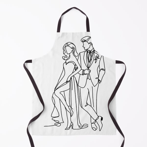 Item preview, Couple Going Out Line Art designed and sold by irissletters.