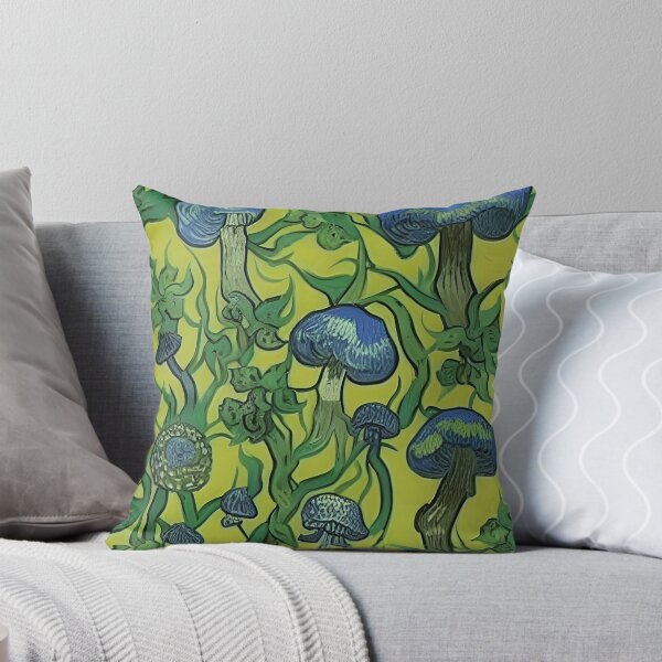Item preview, abstract mushroom blues designed and sold by FrictionMaxxing.