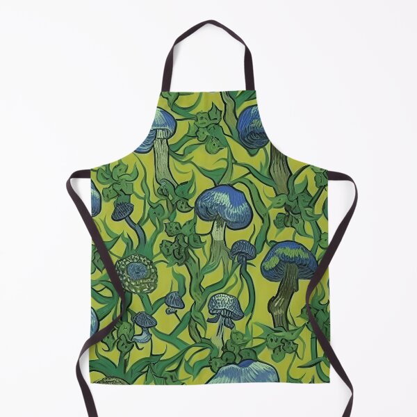 Item preview, abstract mushroom blues designed and sold by FrictionMaxxing.