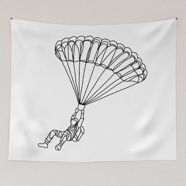 Item preview, Parachuter Line Art designed and sold by irissletters.