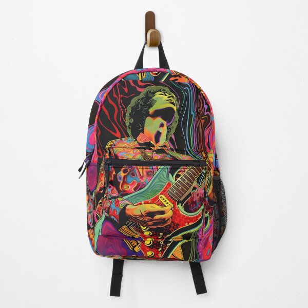 Item preview, psychedelic trippy guitar player designed and sold by dcrc.