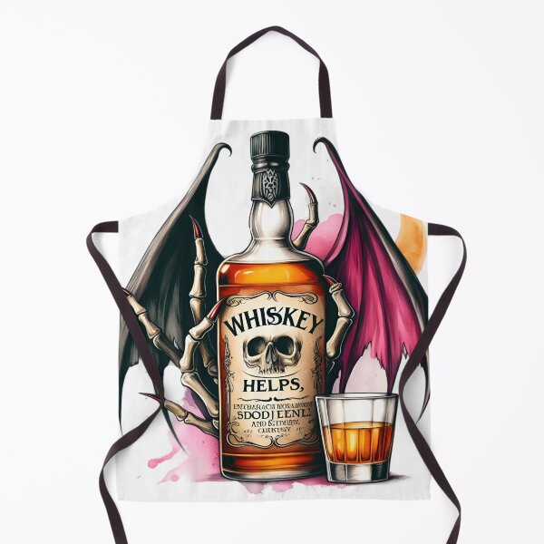Item preview, Whiskey Helps Gothic Quote designed and sold by ArtadoraDesignz.