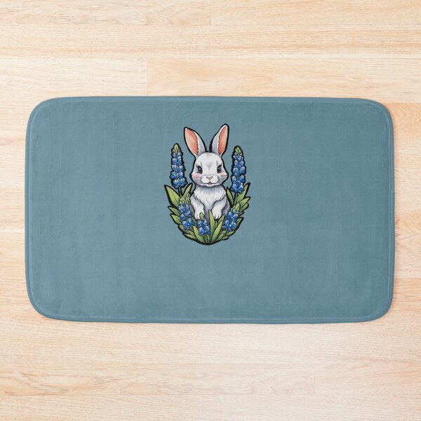 Item preview, Texas Bluebonnets Bunny Rabbit designed and sold by FrictionMaxxing.