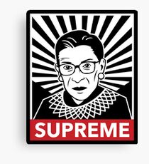 Supreme Justice Ruth Bader Ginsburg Canvas Print