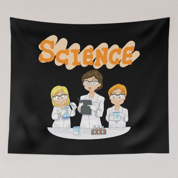 Item preview, SCIENCE TEACHER AND STUDENTS designed and sold by stickersrafisa.