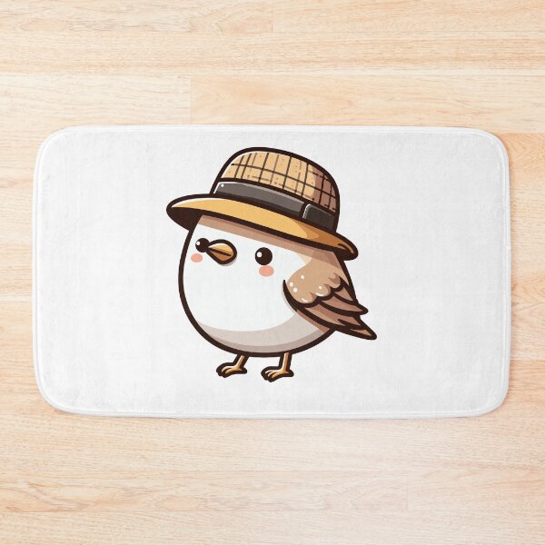 Item preview, Stylish Finch with Hat designed and sold by ArtfulWeave.