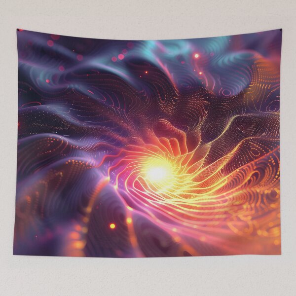 Item preview, Ethereal Whirlwind: A Symphony of Luminescence designed and sold by DriipDropDesign.