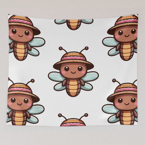 Item preview, Stylish Firefly with Hat designed and sold by ArtfulWeave.