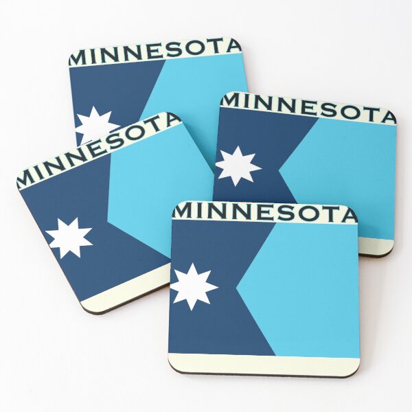 Item preview, New Minnesota State Flag designed and sold by Web Natural Designs.