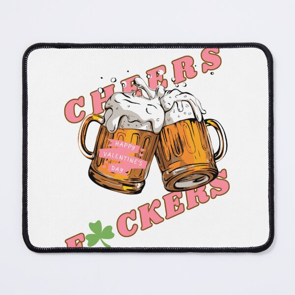 Item preview, Cheers to Love: Valentine's Day Beer Graphic Design designed and sold by Lyesink.