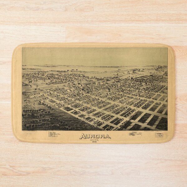 Item preview, Aurora, Missouri (1891) designed and sold by allhistory.