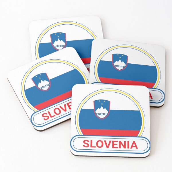Item preview, Slovenia Country Badge - Slovenia Flag designed and sold by chrisrivait.