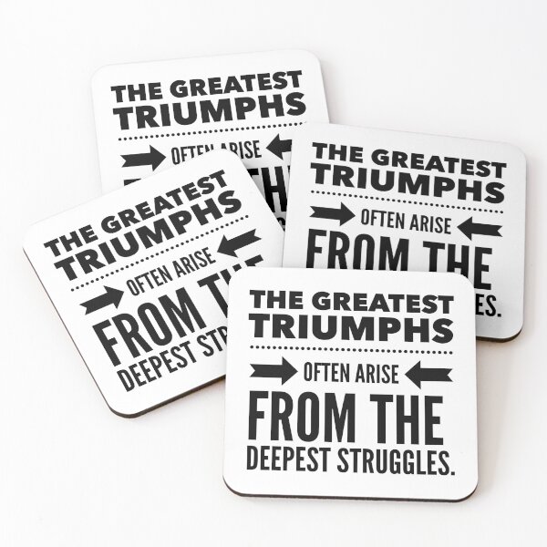 Item preview, Triumph from Struggle: Rise Above Adversity and Win designed and sold by Soaring Eagle.