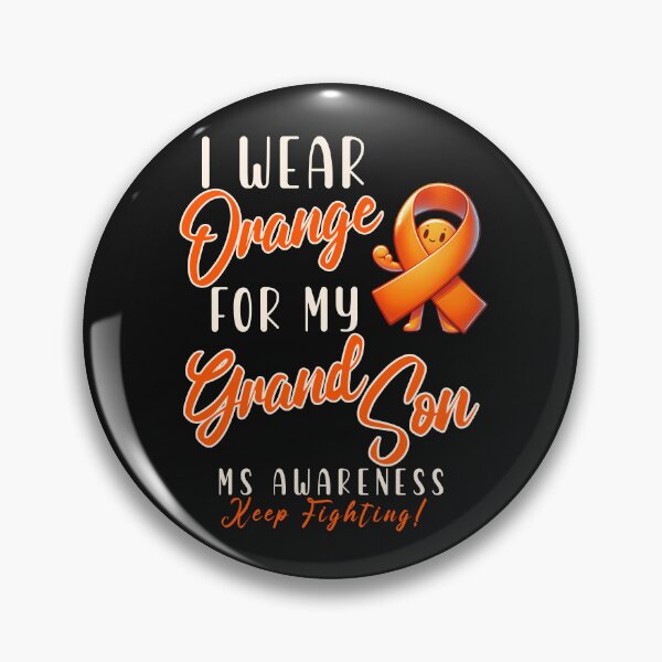 Item preview, MS Awareness I Wear Orange For My Grandson designed and sold by ZeptepiTrends.