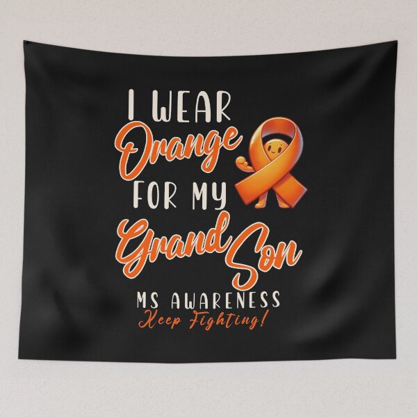 Item preview, MS Awareness I Wear Orange For My Grandson designed and sold by ZeptepiTrends.